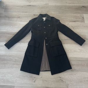 Banana Republic black coat XS